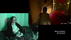 Naked brunette bbw with big natural tits and tattoos plays alan wake 2 part 12