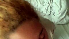 the intense blowjob session builds to a massive facial cumshot explosion