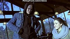 Real Facial For A Sexy Snowboard Babe Scene 2