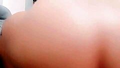 That young Asian teen wife rides a big dildo deep in her tight pussy