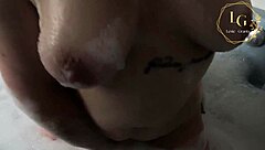 Chubby Lexie Grants Feels Bathroom Anal Pleasure