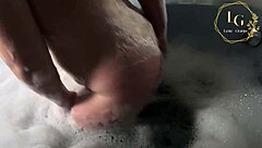 Chubby Lexie Grants Feels Bathroom Anal Pleasure