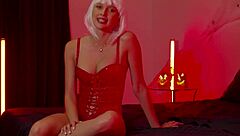 Halloween fuck white witch stacy cruz and black demon leo santos in bent over blowjob and deepthroat.