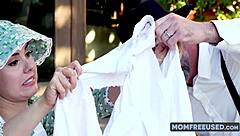 Curvy Amish Girl Offers Her Body To Her Community - Jessie Rogers