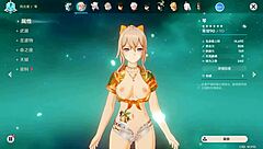 Hexi Wang mods nude Jean in Genshin.