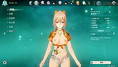 Hexi Wang mods nude Jean in Genshin.