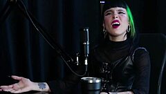 blonde teen cosplays in bdsm.