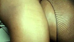 Big booty amateur ebony in fishnet stockings sucks and fucks peter longs black cock