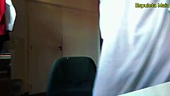 hot brunette engaging in smoking and masturbation