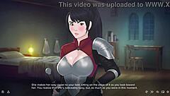 loving warrior has quickie sex in fantasy game