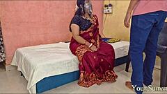 Indian Aunty Gets Horny And Fucked By Boy In Homemade Video.
