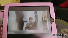 German teen caught masturbating, helps with dirty talk 😏