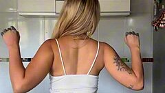 novinha loves showing off pierced nipples and shaking big ass