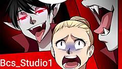 vampire girl transforms into sexy crossdresser