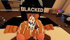 CUTE WHORE RIDES BIG BLACK COCK HARD