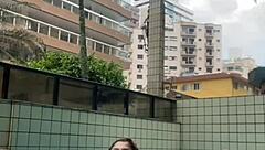 Wow, Hard Cock Rubbing In Pool!