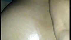 Roommate's first anal experience in doggystyle