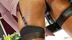 Lesbians say, 'Let's rub our cunts together at the bar'