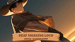 deaf woman moans loudly during intense moment