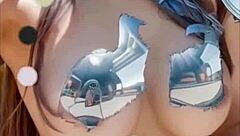 Female Warrior's Costume Gets Completely Destroyed!