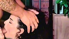 i gag hard on it - sloppy deepthroat by brunette latina