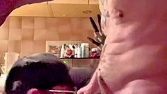 I watch her get ass to mouth cumshot