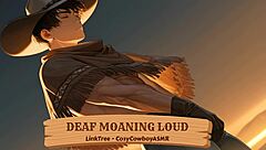 deaf woman moans loudly during intense moment