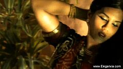 sensual delights from sweet indian milf undressing dancing striptease 😍