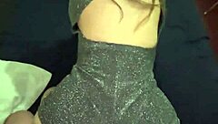 Beautiful ass in sparkly party dress, who wouldn't want to bend it over?