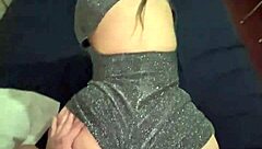 Beautiful ass in sparkly party dress, who wouldn't want to bend it over?