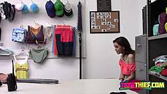 this horny teen 18+ always breaks the law with blowjob and doggystle in uniform