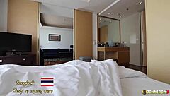 He says, 'Morning sex with creampie filling feels amazing.'