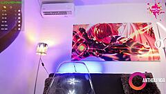 anthonelladoll sitting on vibrator riding cowgirl with big ass!!