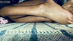 Latina Petite Amateur Plays With Toes And Ass.