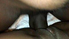 Pretty Ebony Girl Taking Big Cock