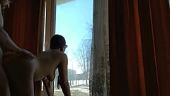 helga bosk, want risky bareback sex by the window with people watching?