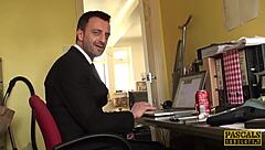 Pascalssubsluts has inked sub kimmie foxx getting anal fucked in stockings 😈