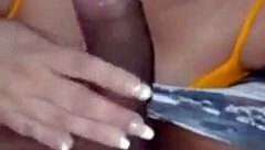 Dou Um Boquete No Meu Corno Enquanto Descrevo Como Gozei Com Outro No Mato