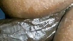 Sakin sakin büyük siyah siki götüme alıp anal creampie alıyorum