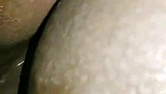 I calmly take this big black cock deep into my ass for anal creampie