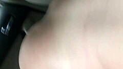 fat ass gets covered in cum after big banging