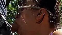 Real Behind The Scenes Outdoor Deepthroat Blowjob With Young Pov Oral And Facial