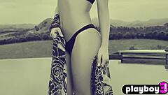 petite babes rip lingerie naked for playboy!