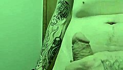 getting naked in the bathroom with a big cock