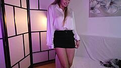 sexy striptease from stella cardo with clothes ripped