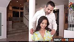 Step Dad Fucking Step Daughter Behind Step Mom's Back