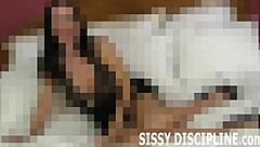 cute little 18+ sissy outfit in lingerie for femdom play