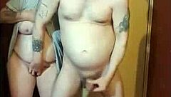 ケリー彼女に目隠し裸カムで辱められて大量射精