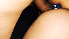 Milf in Stockings and Lingerie Gets Close-Up Anal