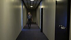 Teen Violet Haze as real estate agent in bondage, oh man it's intense with choking and gagging!